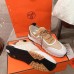 Hermes Mens Addict Sneakers In Multicolore Knit