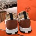 Hermes Mens Addict Sneakers In Multicolore Knit
