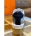 Hermes Mens Avantage Sneakers In Grey Metallic Leather