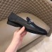 Hermes Mens Tenor Loafers In Black Calfskin
