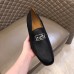 Hermes Mens Tenor Loafers In Black Calfskin