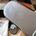Hermes Izmir Sandals In Grey Shiny Niloticus Crocodile