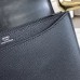 Hermes 2002 20cm Bag In Noir Evercolor Calfskin