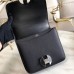 Hermes 2002 20cm Bag In Black Evercolor Calfskin