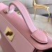 Hermes 24/24 29 Bag In Red Clemence Calfskin