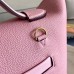 Hermes 24/24 29 Bag In Red Clemence Calfskin