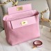 Hermes 24/24 29 Bag In Red Clemence Calfskin