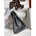 Hermes Birkin 25 Bag In Dark Grey  Matte Alligator Crocodile Skin