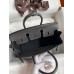Hermes Birkin 25 Bag In Dark Grey  Matte Alligator Crocodile Skin