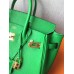 Hermes Birkin 25 Handmade Bag In Bambou Clemence Leather