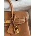Hermes Birkin 25 Handmade Bag In Brown Clemence Leather