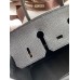 Hermes Birkin 25 Handmade Bag In Black Clemence Leather