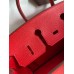 Hermes Birkin 25 Handmade Bag In Red Clemence Leather