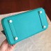 Hermes Birkin 25 Handmade Bag In Malachite Epsom Calfskin