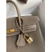 Hermes Birkin 25 Handmade Bag In Taupe Epsom Calfskin