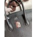 Hermes Birkin 25 Handmade Bag In Black Epsom Calfskin