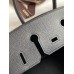 Hermes Birkin 25 Handmade Bag In Black Epsom Calfskin
