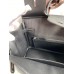 Hermes Birkin 25 Handmade Bag In Black Epsom Calfskin
