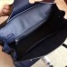 Hermes Birkin 25 Handmade Bag In Sapphire Epsom Calfskin