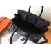 Hermes Birkin 25 Handmade Bag In Black Swift Leather