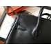 Hermes Birkin 25 Handmade Bag In Black Swift Leather