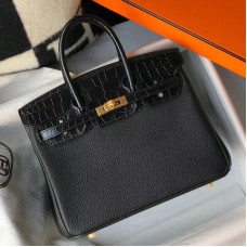 Hermes Touch Birkin 25cm Limited Edition Black Bag
