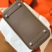 Hermes Birkin 30 Handmade Bicolor Bag In Grey Epsom Leather