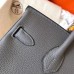 Hermes Birkin 30 Handmade Bag In Ardoise Clemence Leather