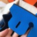 Hermes Birkin 30 Handmade Bag In Blue Clemence Leather