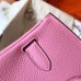 Hermes Birkin 30 Handmade Bag In Pink Clemence Leather