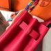 Hermes Birkin 30 Handmade Bag In Red Clemence Leather