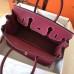 Hermes Birkin 30 Handmade Bag In Ruby Clemence Leather