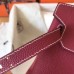 Hermes Birkin 30 Handmade Bag In Ruby Clemence Leather
