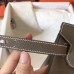 Hermes Birkin 30 Handmade Bag In Etain Clemence Leather