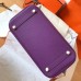Hermes Birkin 30 Handmade Bag In Ultraviolet Clemence Leather