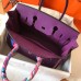 Hermes Birkin 30 Handmade Bag In Ultraviolet Clemence Leather