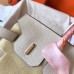 Hermes Birkin 30 Handmade Bag In White Clemence Leather