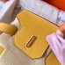 Hermes Birkin 30 Handmade Bag In Yellow Clemence Leather