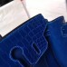 Hermes Birkin 30 Bag In Blue Electric Crocodile Niloticus Skin
