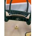 Hermes Birkin 30 Bag In Green Crocodile Porosus Shiny Skin