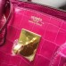 Hermes Birkin 30 Bag In Rose Red Crocodile Niloticus Shiny Skin