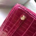 Hermes Birkin 30 Bag In Rose Red Crocodile Niloticus Shiny Skin
