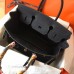 Hermes Birkin 30 Handmade Bag In Black Epsom Leather