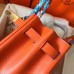 Hermes Birkin 30 Handmade Bag In Orange Epsom Leather