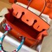 Hermes Birkin 30 Handmade Bag In Orange Epsom Leather