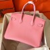 Hermes Birkin 30 Handmade Bag In Pink Epsom Leather