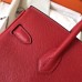 Hermes Birkin 30 Handmade Bag In Red Epsom Leather