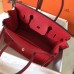 Hermes Birkin 30 Handmade Bag In Red Epsom Leather