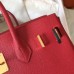 Hermes Birkin 30 Handmade Bag In Red Epsom Leather