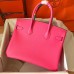 Hermes Birkin 30 Handmade Bag In Rose Lipstick Epsom Leather